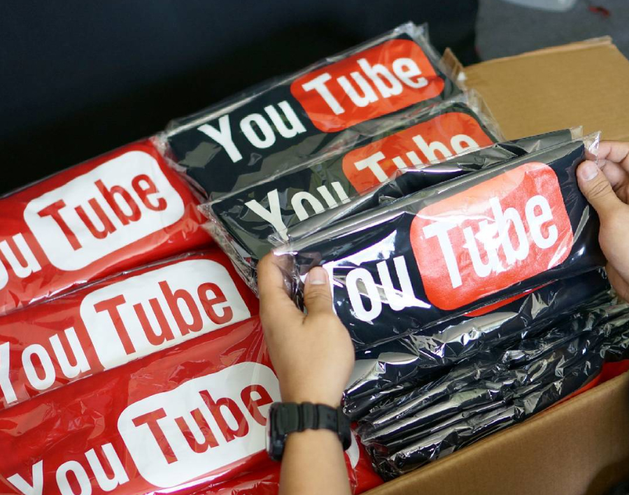 Kaos Original Youtube Creator 1.000 pcs